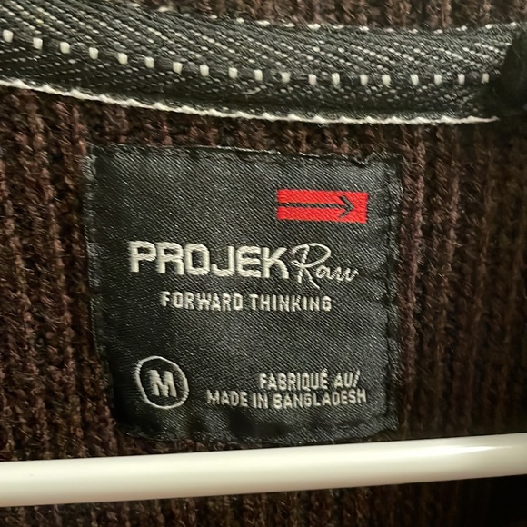 PROJEK Raw 1/4 zip pull over size medium - Picture 4 of 5